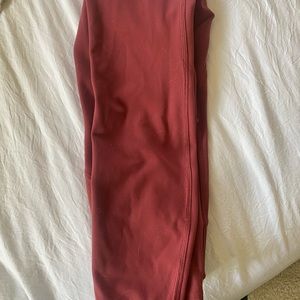 Burgundy Lulu leggings